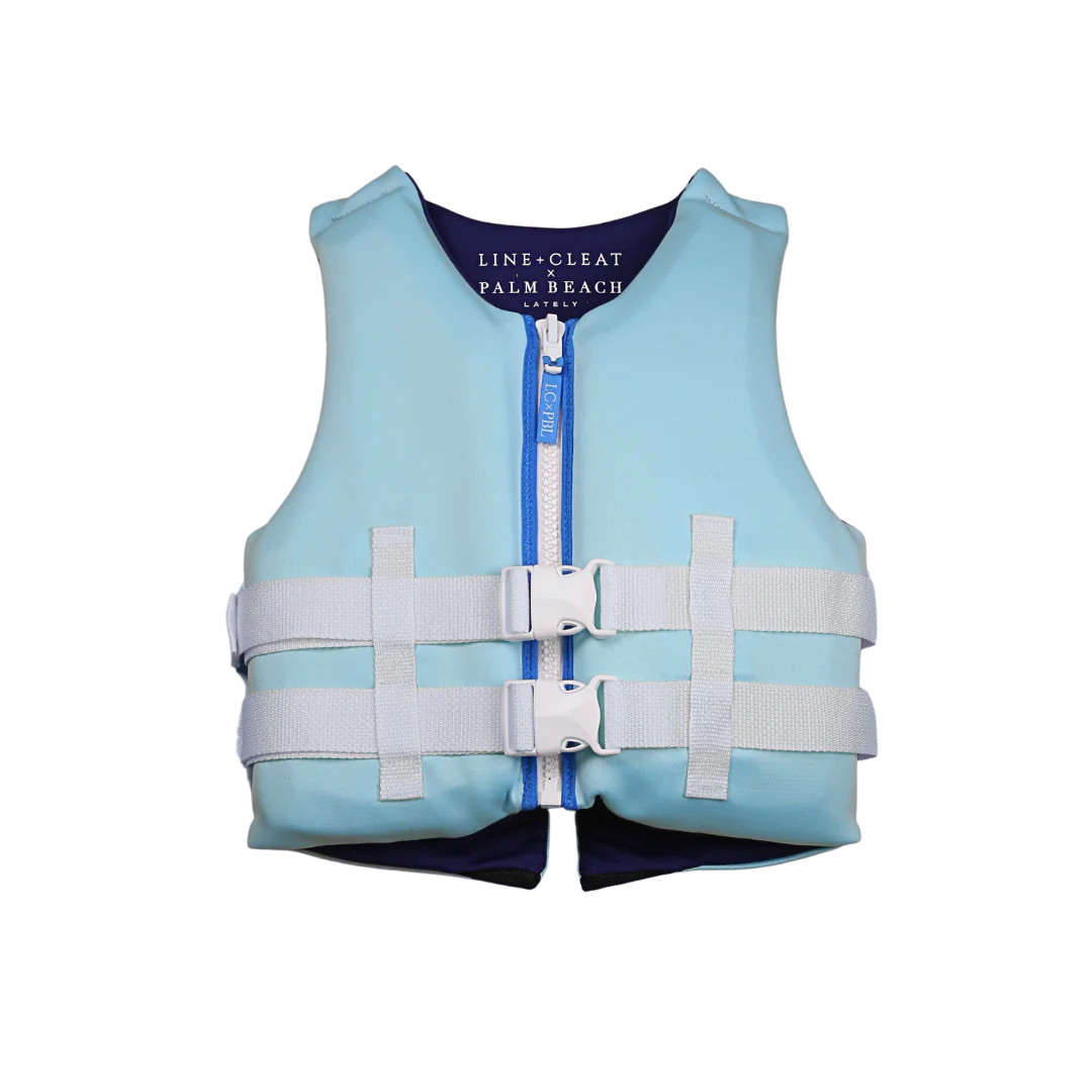 LC x PBL Blue USCG Life Jacket (50-90lbs) | Line + Cleat