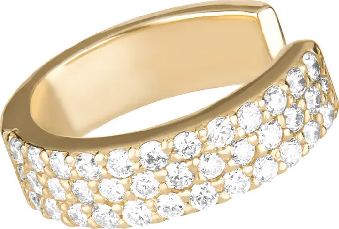 LANA Skinny 14K Gold Pavé Diamond Ear Cuff | Nordstrom | Nordstrom