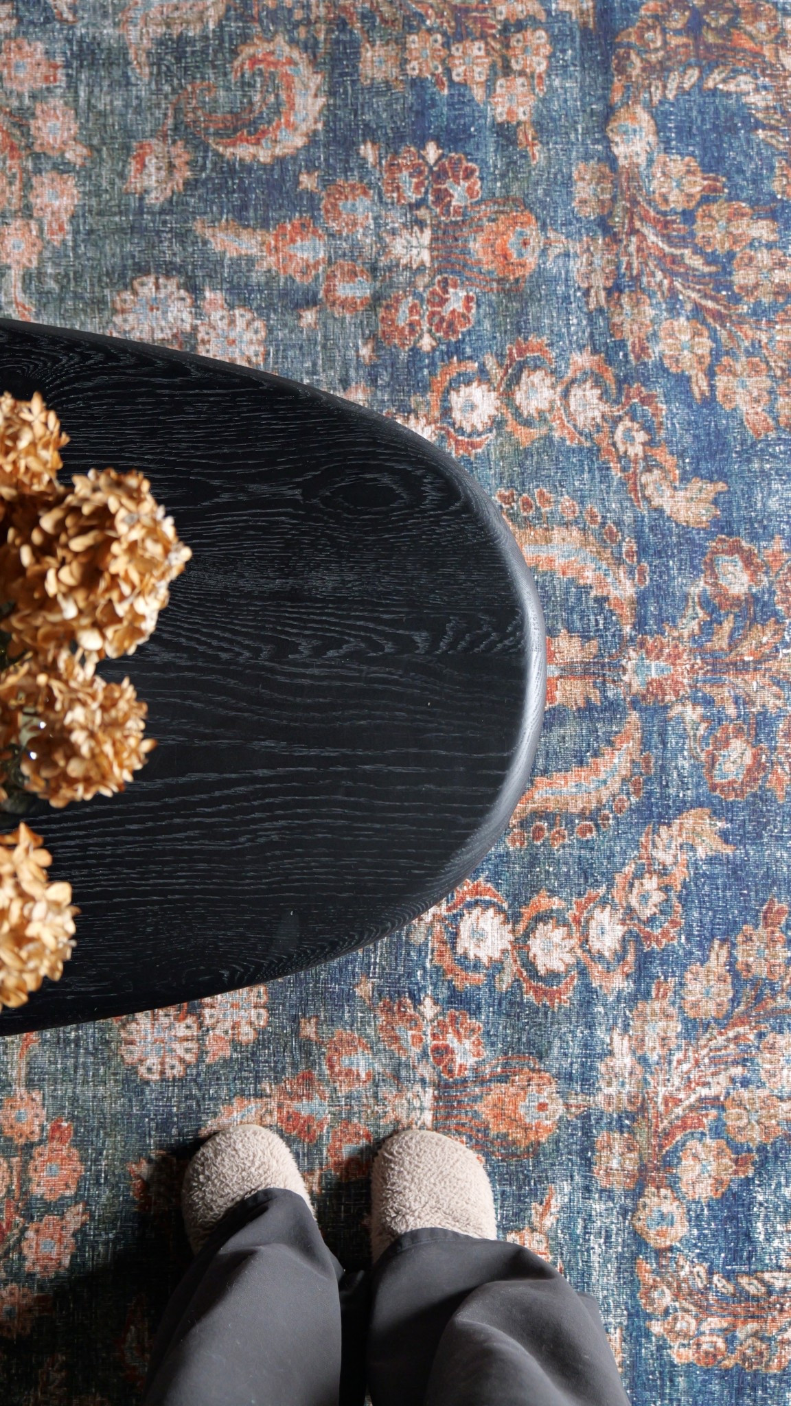 The prettiest rug and comfiest slippers. 

#LTKSeasonal #LTKHome