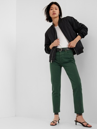 High Rise Cheeky Straight Jeans with Washwell | Gap (US)