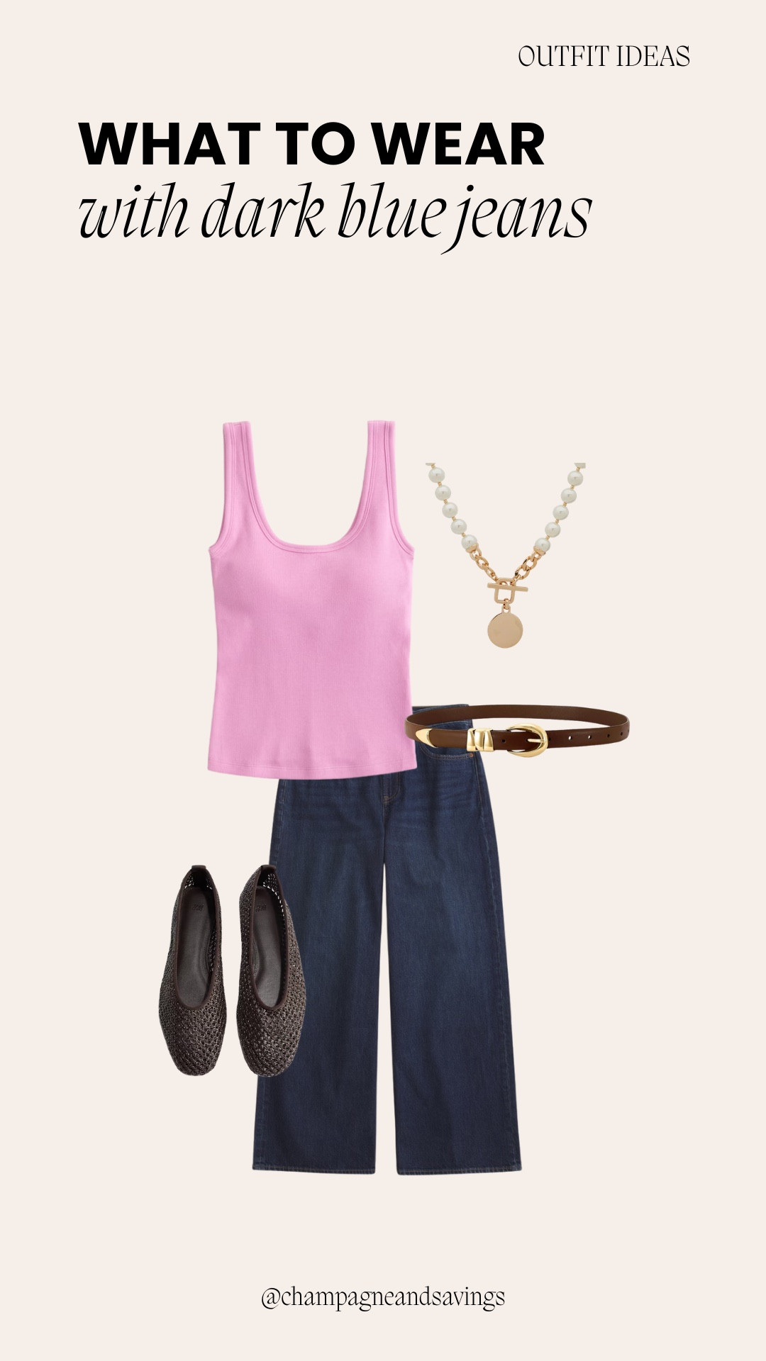 Dark blue jeans outfit

#LTKootd