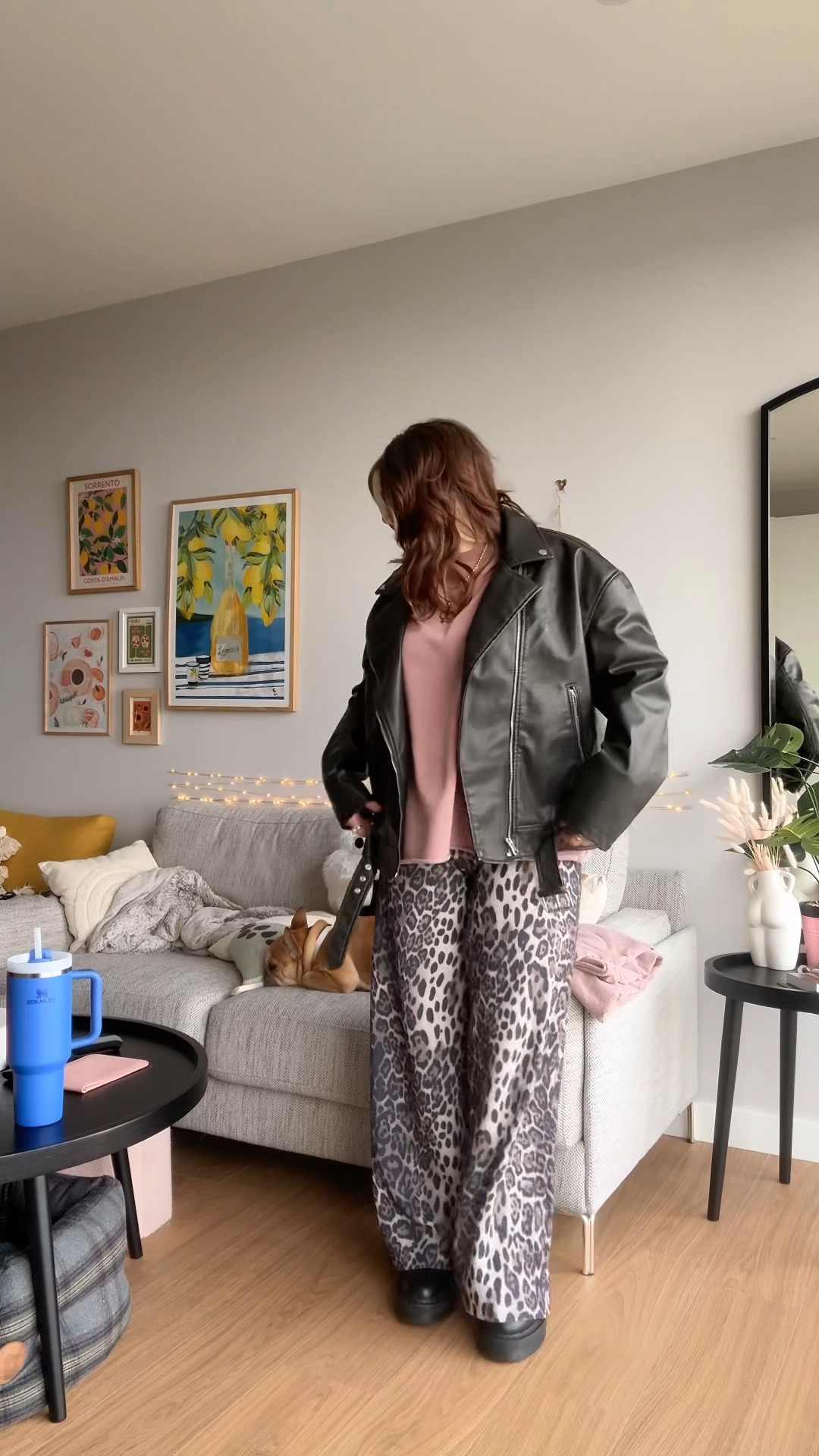 about me: 164cm | UK14 | 32H

outfit detail and sizes: 

first trousers: p&co
green jumper: asos man [M]
shirt: asos
leopard print flares: asos [M]
pink sweatshirt: old asos
oversized leather jacket: old primark
boots: dr martens 


autumn outfit, midsize outfit, winter outfit, comfy outfit, ootd, casual outfit

#LTKMidsize #LTKStyleTip #LTKSeasonal