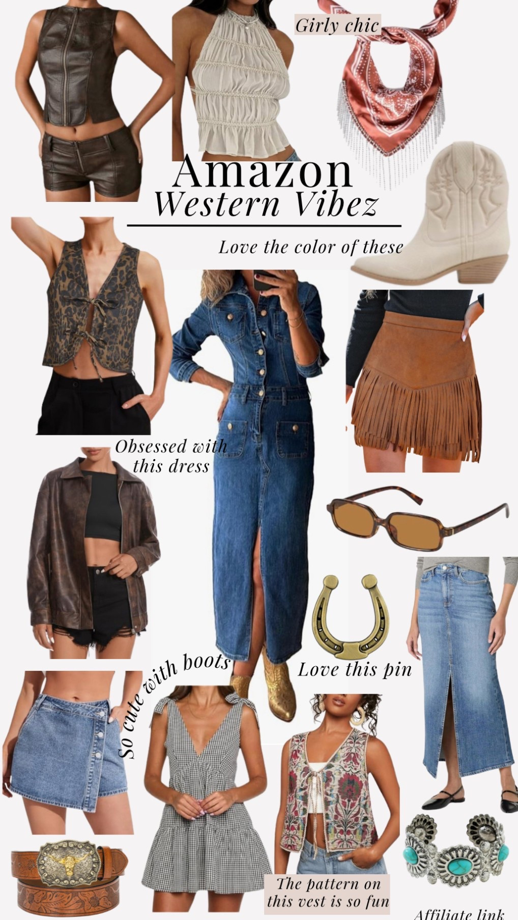 Amazon western vibes

#LTKFindsUnder100 #LTKStyleTip