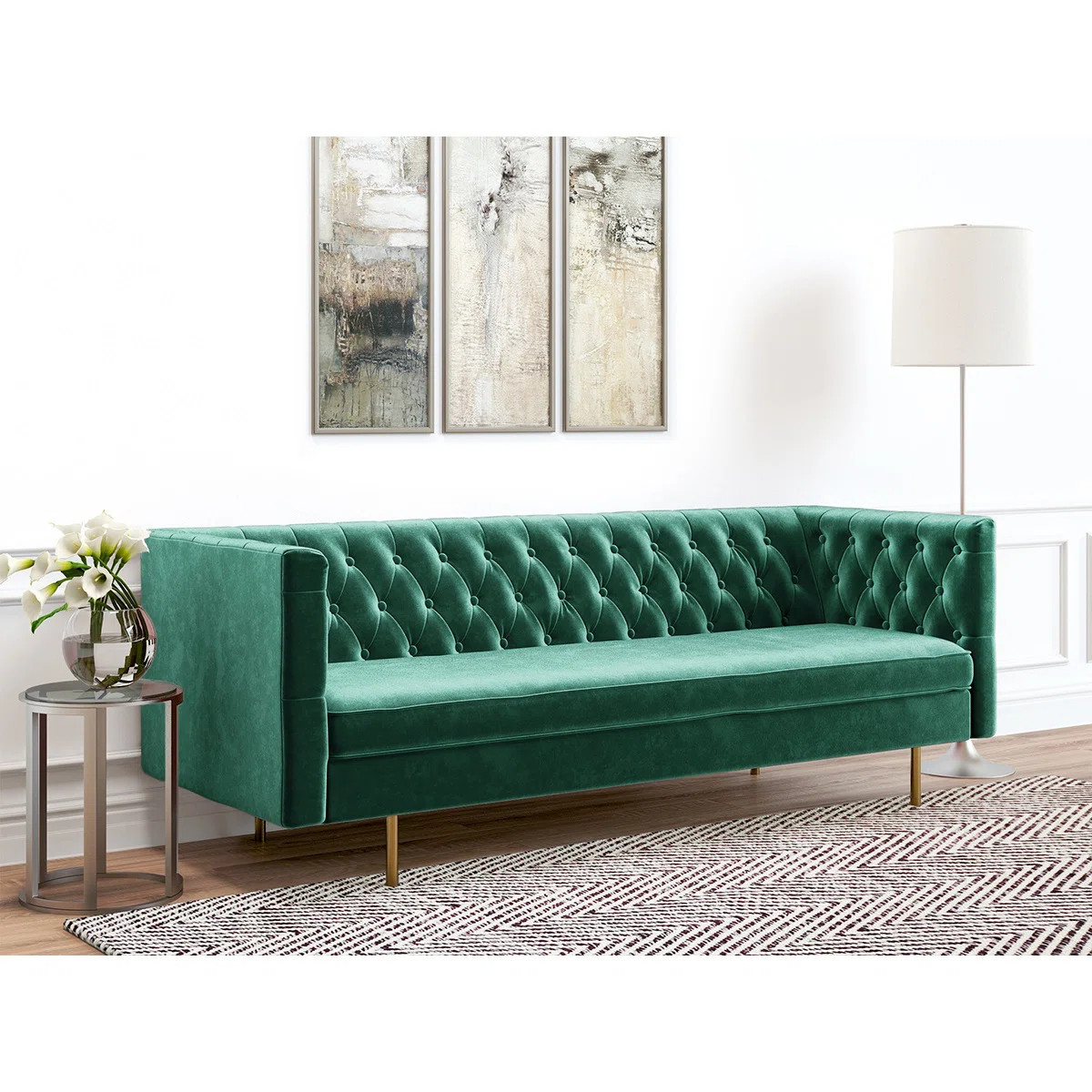 Dario 79'' Velvet Sofa | Wayfair North America