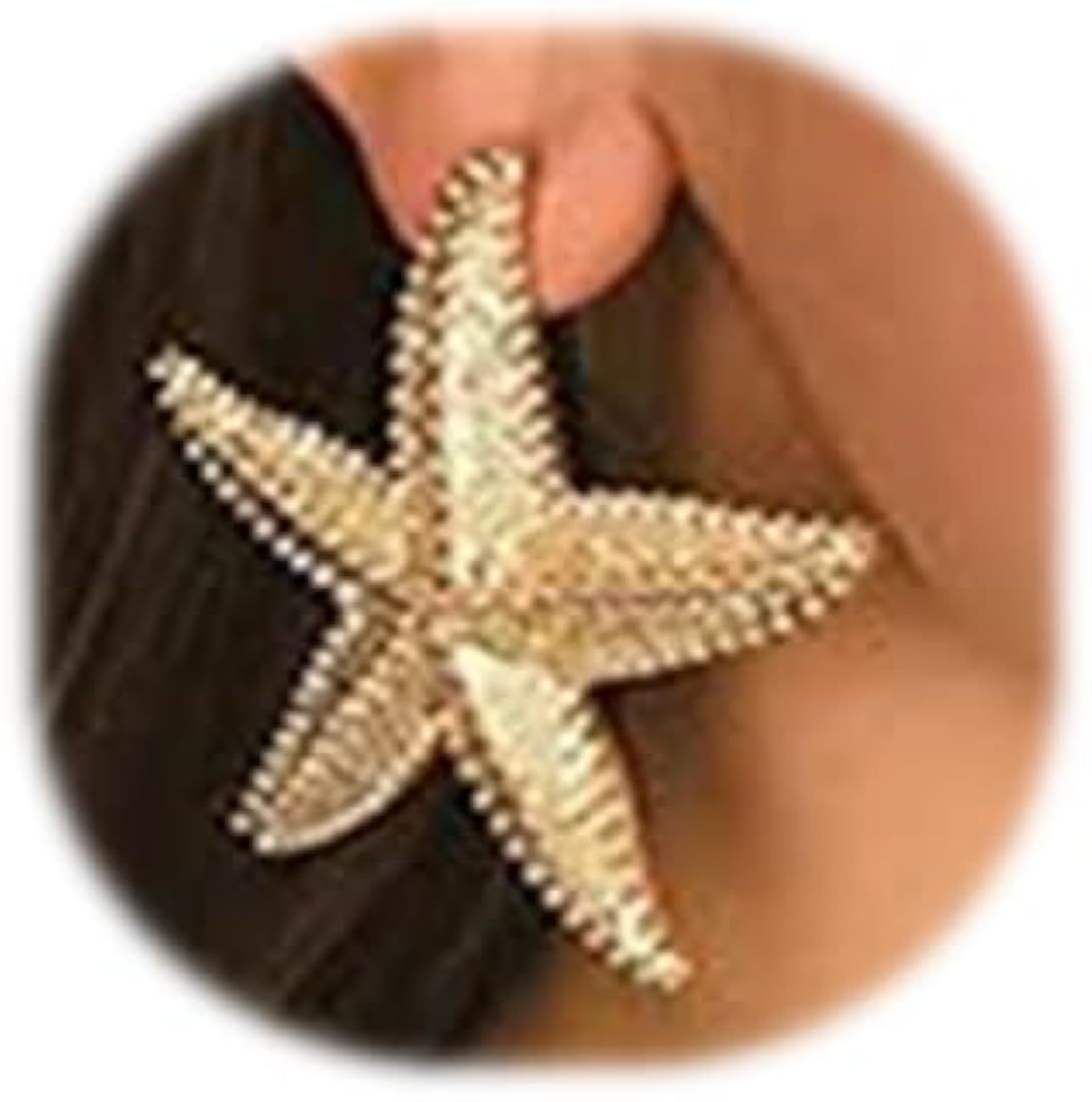 BERYUAN Halloween Statement Big Starfish Earrings Gold Star Earrings for Women Fashion Jewelry Ca... | Amazon (US)