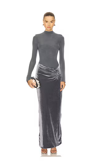 Borelli Dress in Stone | Revolve Clothing (Global)