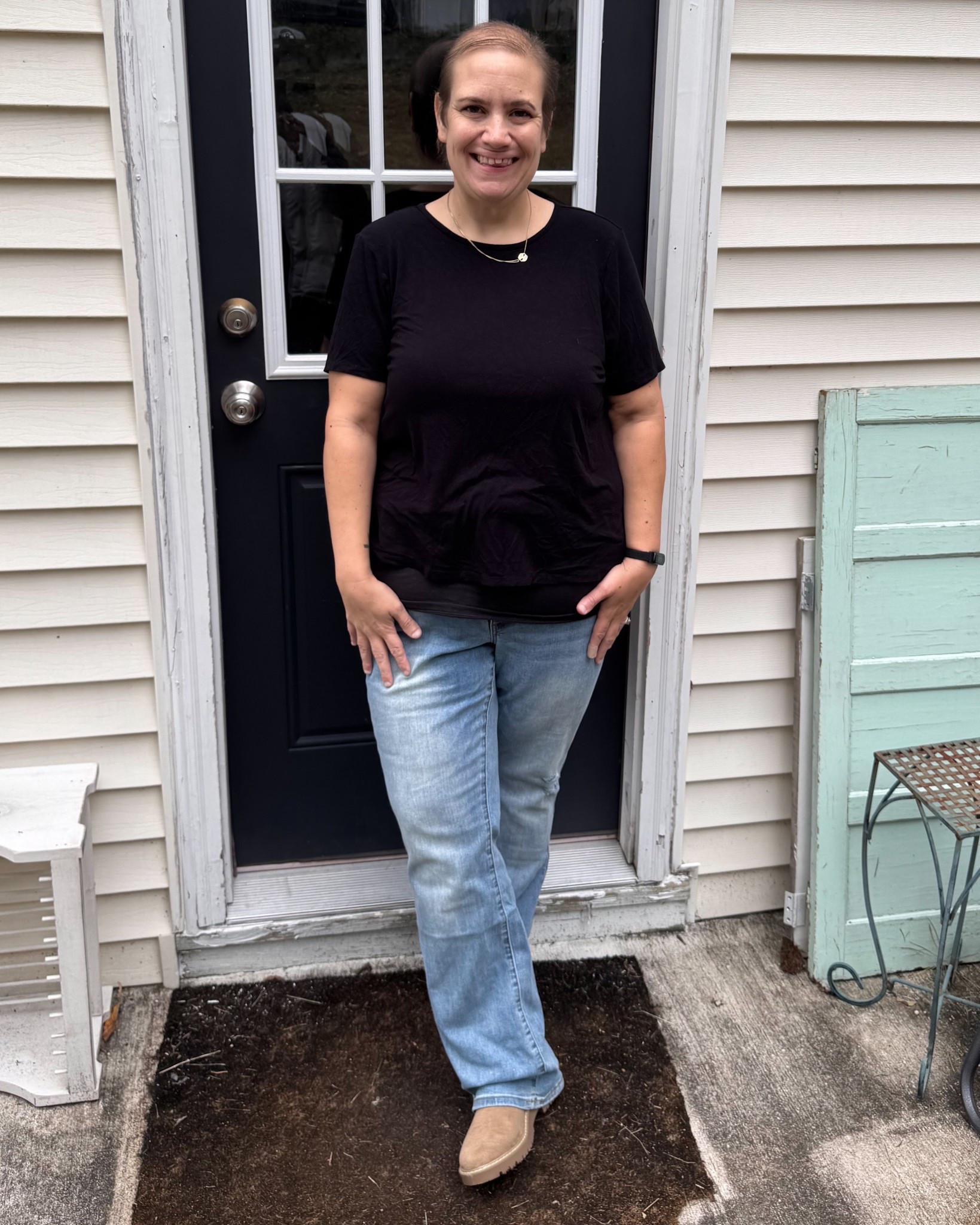 These jeans with booties for fall are so fun! 

#LTKOver40 #LTKMidsize #LTKSeasonal