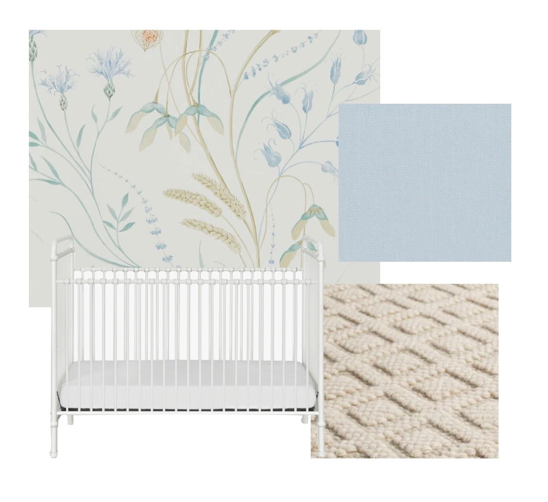 Starting to brainstorm new rooms for the girls! Could totally end up doing something different but this is an idea I have for one of the rooms! Thinking the blue fabric to make a crib skirt with!

Nursery, home decor

#LTKHome #LTKBaby