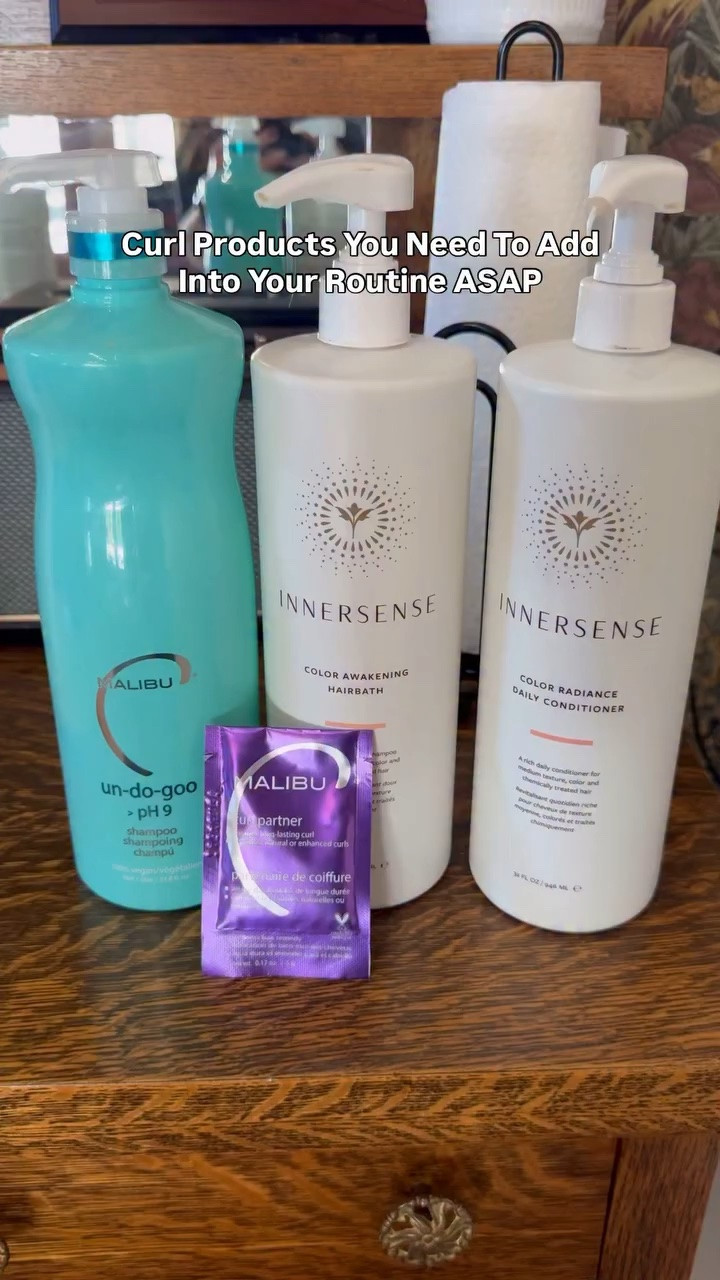 I’ve 👏 tried 👏 it 👏 ALL 👏

These are the best curly hair products. The ones I come back to over and over again. The ones I rely heavily on when clients come to me. The ones that will likely NEVER leave my curly hair product rotation.

For a few reasons:

- They’re water soluble. That means they come out when you wash it with water and work again when you wet your hair to touch it up. This is by far the healthiest way you can style your hair (Unless you don’t actually use any product at all).

- They ACTUALLY remove buildup. When you aren’t using water-soluble products, I don’t think most people realize just how many layers of products from YEARS of use sit on your scalp or strands. Plus, if you live in a place with hard water, using a heavy-lifting clarifying product is essential to making sure your curls look their best.

- They make defined curls clumps that are the same size. Uniform curls that are properly clumped (without wasting time doing it unevenly by hand) are a huge piece to reducing frizz!

If you want me to send a link your way with all of the products listed on this, just comment LOCKS in the comments below!
.
.
.
#bestcurlproducts
#curlyhairproducts
#curlyproducts
#hairroutine
#stylingcurlyhair