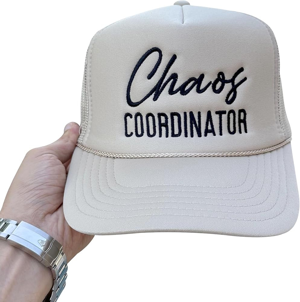 NACRE APPAREL Embroidered Trucker Hat Embroidery Design Trucker Hat Baseball Hat | Amazon (US)