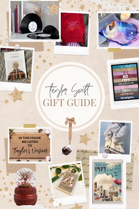 A Taylor Swift Gift Guide 🎁 More gift ideas for #Swifties are over on my blog: katiekirkloves.com

#LTKHoliday #LTKeurope #LTKGiftGuide