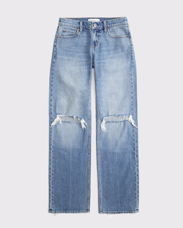 Women's Low Rise 90s Relaxed Jean | Women's Bottoms | Abercrombie.com | Abercrombie & Fitch (US)