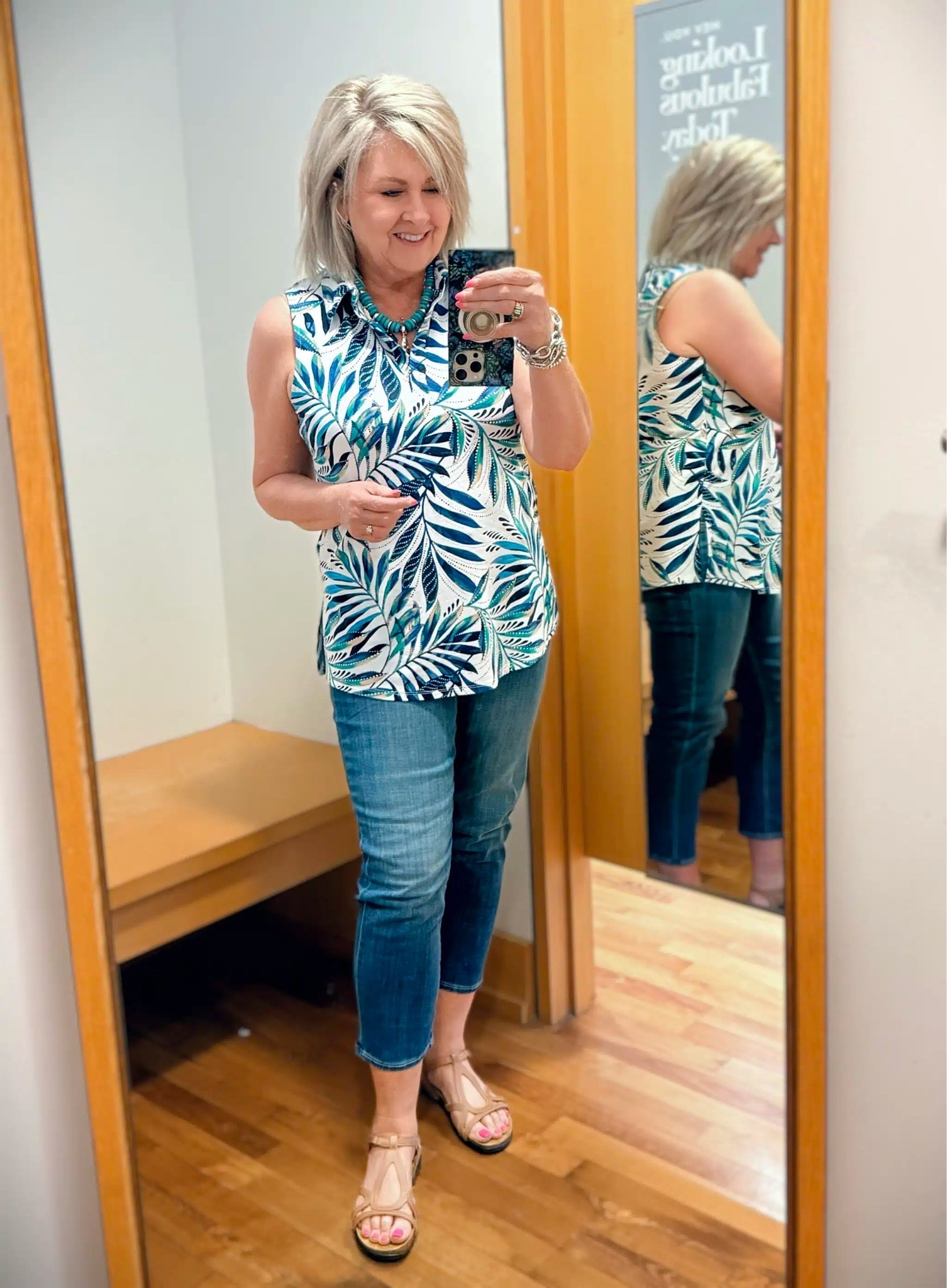 I’m sharing some of my favorite new arrivals from Chico’s. My collared tank top is a size 1 and so are my denim capris.

#LTKootd #LTKOver40 #LTKTravel