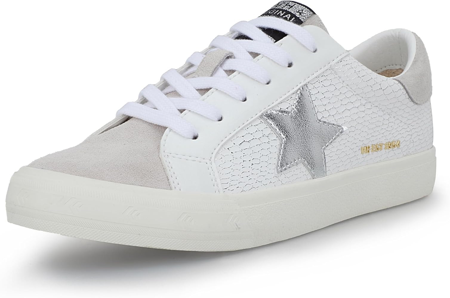 VINTAGE HAVANA Grande Women’s Fashion Sneakers | Star Tennis Shoes Womens | Low Top Slip On | W... | Amazon (US)