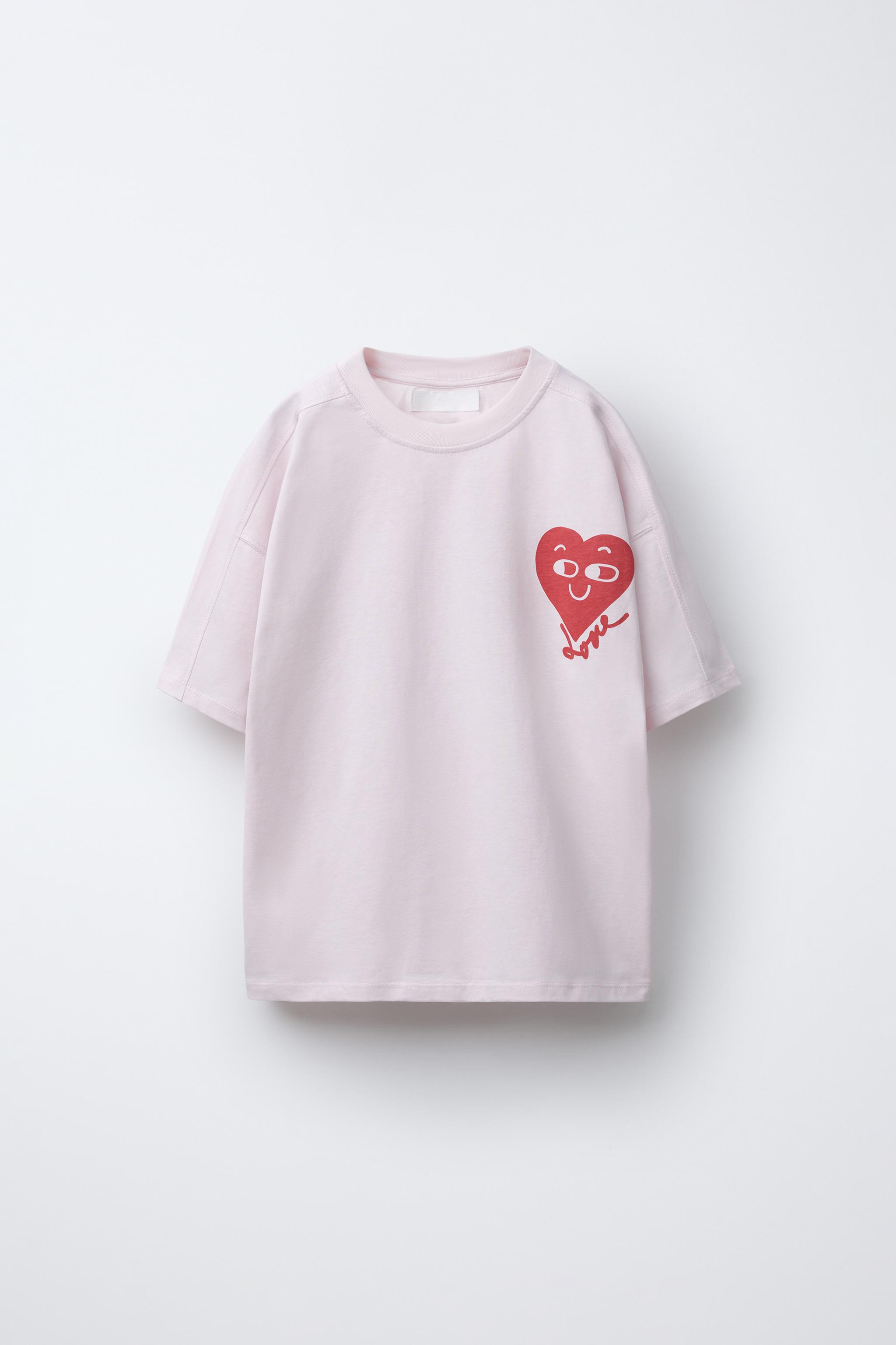 HEART PRINT T-SHIRT | Zara US