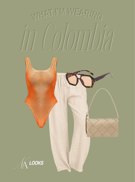 What I’m wearing to Colombia | 🍊🤍

#spaoutfit #vacationoutfit #summeroutfit 

#LTKStyleTip #LTKFindsUnder100 #LTKFindsUnder50