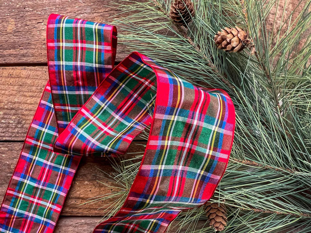 Royal Stewart Tartan Ribbon for Christmas Weddings and DIY Crafts 27 Yard Spools - Etsy Canada | Etsy (US)