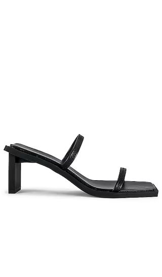 Fine Strap Heel in Black | Revolve Clothing (Global)