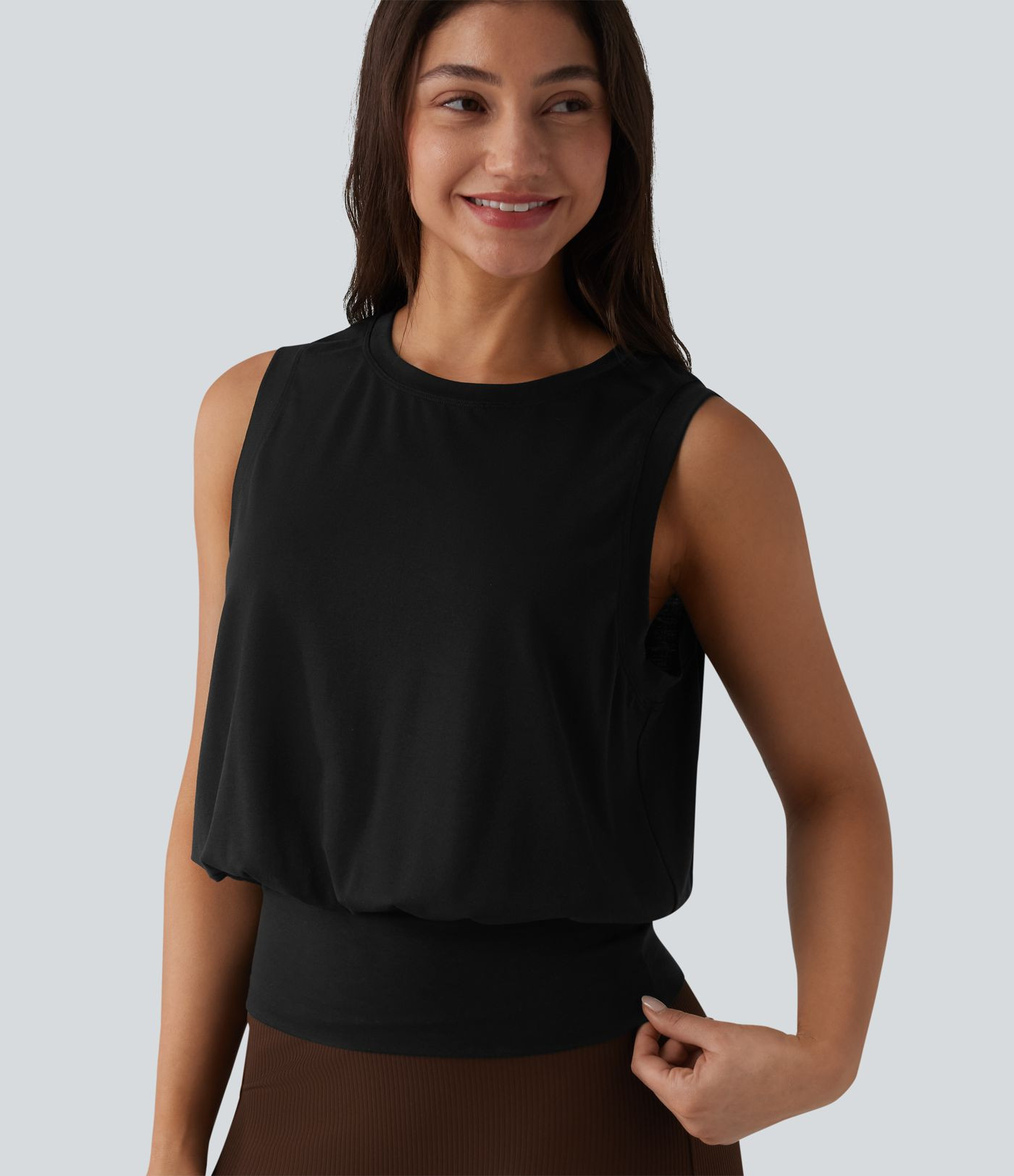 Women\u2019s Round Neck Workout Tank Top - Halara | HALARA