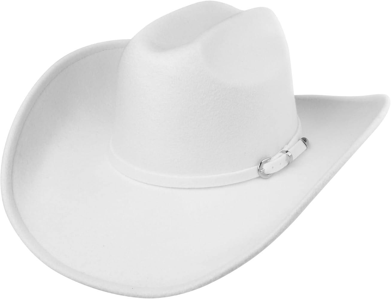 MGupzao Cowboy Hat for Men Women - Western Cowboy Hat Felt Wide Brim Cowgirl Hats for Travel, Fis... | Amazon (US)