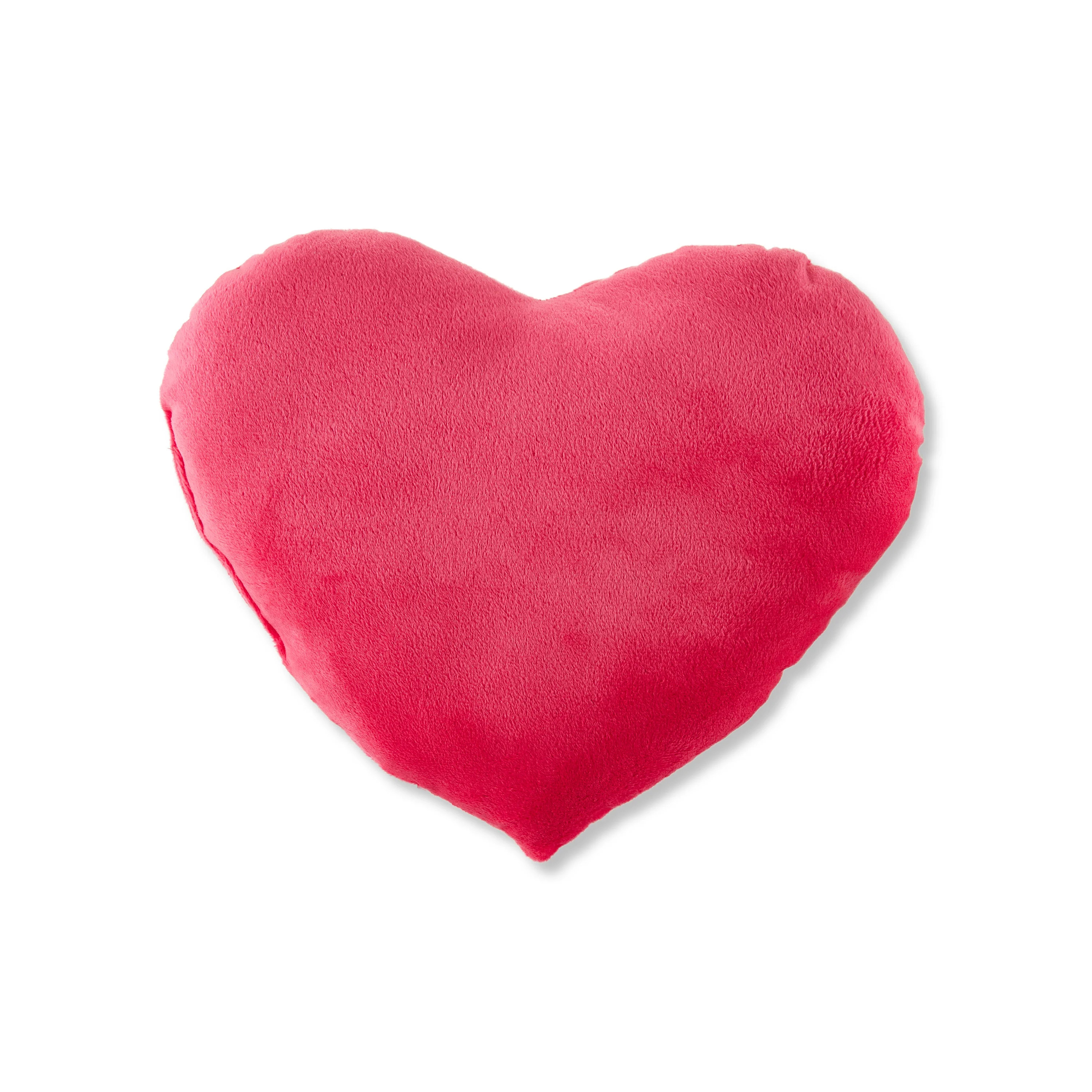 Valentine's Day Decorative Heart Pillow, Pink, by Way To Celebrate | Walmart (US)