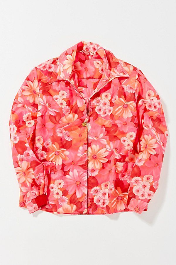 Vintage Lightweight Floral Jacket - Assorted at Urban Outfitters | Urban Outfitters (US and RoW)