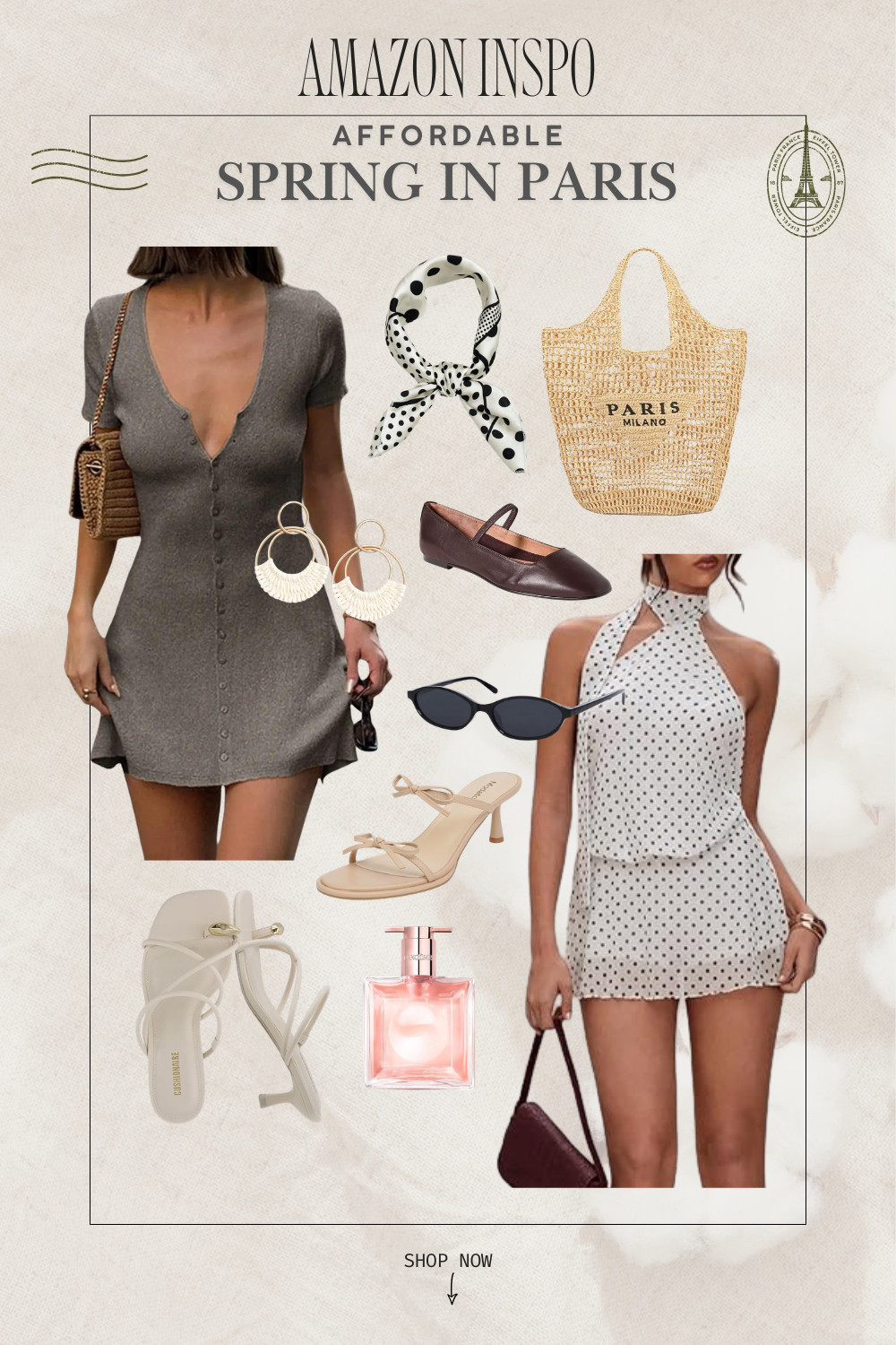 Spring in Paris energy 🇫🇷✨
Romantic, effortless, and just a little bit elevated—these Amazon finds give that European summer aesthetic without the price tag.

Think soft neutrals, feminine silhouettes, chic flats, and timeless accessories you’ll rewear all season.

Perfect for:

Europe trip outfits
Paris outfit inspo
brunch fit inspo
spring girls night outfit
date night spring looks
elevated everyday style

Saving this for my next trip immediately 🤍 

 #LTKootd #LTKSaleAlert #LTKTravel