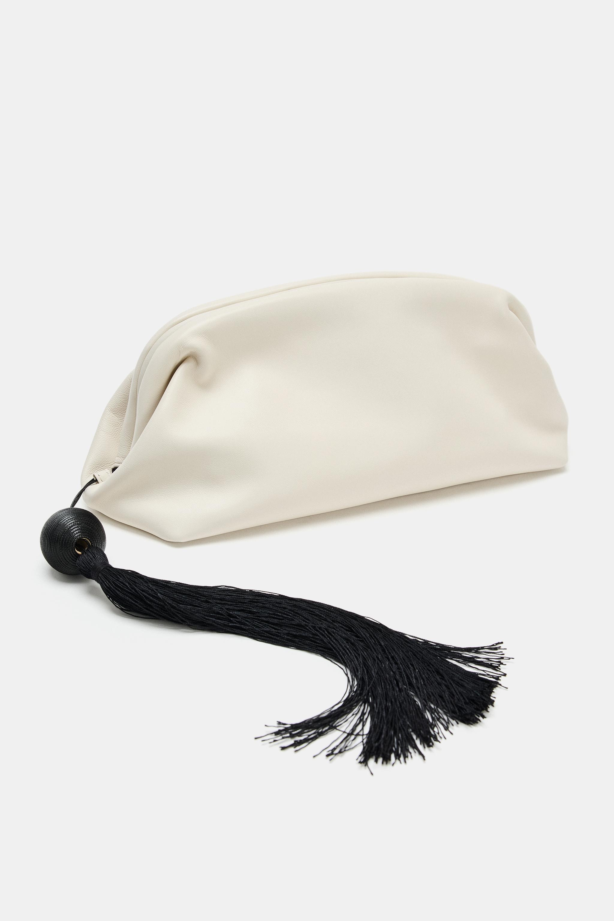 LEATHER POUCH BAG | Zara UK