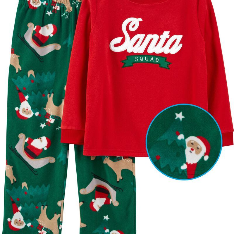 2-Piece Santa Fleece PJs | Carter's