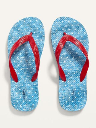 Americana Sugarcane-Blend Flip-Flop Sandals for Kids (Partially Plant-Based) | Old Navy (US)