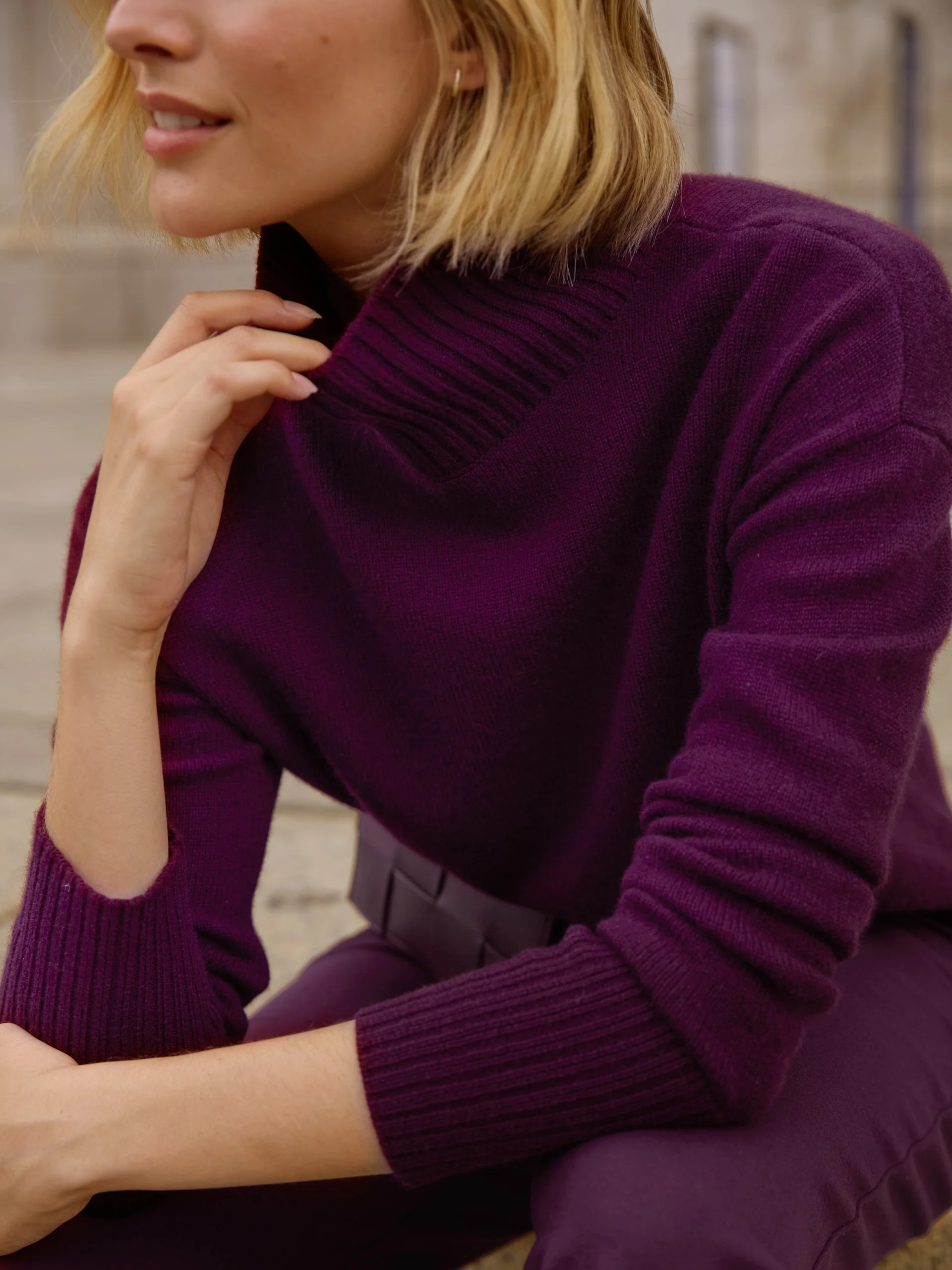 Dina Cashmere Turtleneck | J.McLaughlin