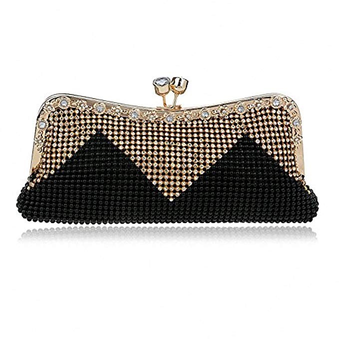 Afibi Women Handbags Rhinestone Evening Bags Crystal Party Clutches Bag | Amazon (US)