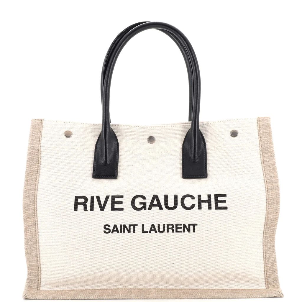 Rive Gauche Shopper Tote Canvas Small | Rebag