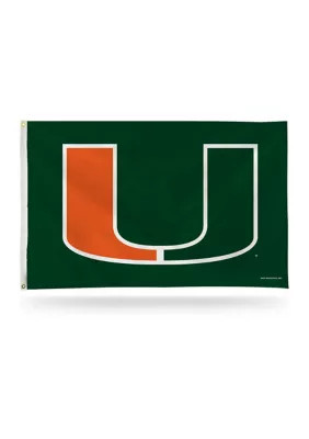 Rico Industries NCAA Miami Hurricanes Banner Flag | Belk