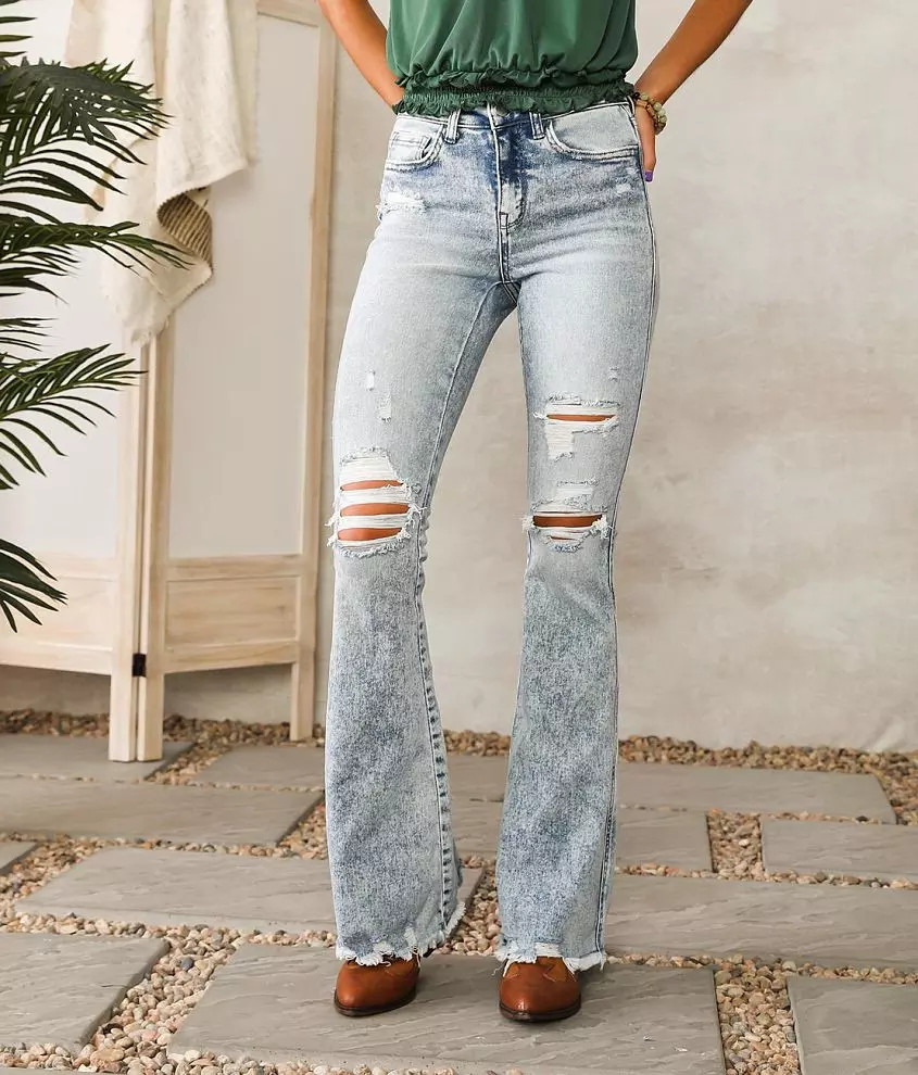 Mid-Rise Flare Stretch Jean | Buckle