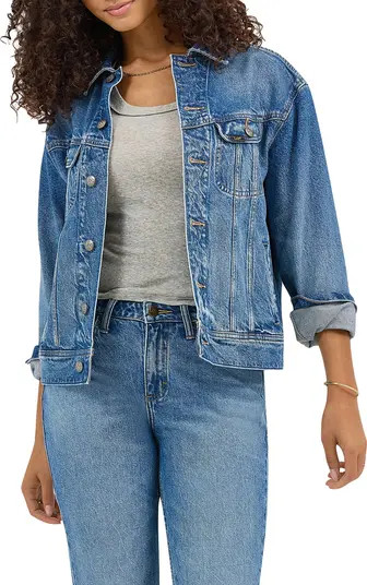 Loose Rider Denim Trucker Jacket | Nordstrom