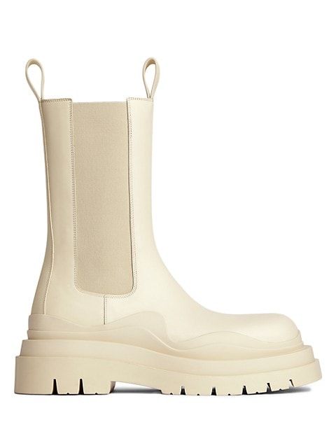 Contrast-Sole Leather Tire Boots | Saks Fifth Avenue