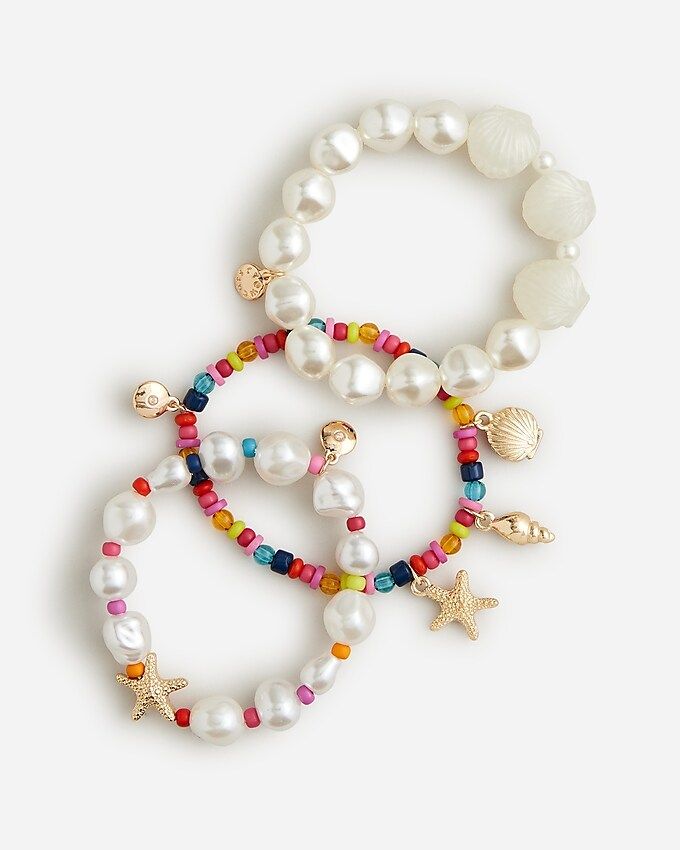Girls' bead & shell bracelets pack | J.Crew US