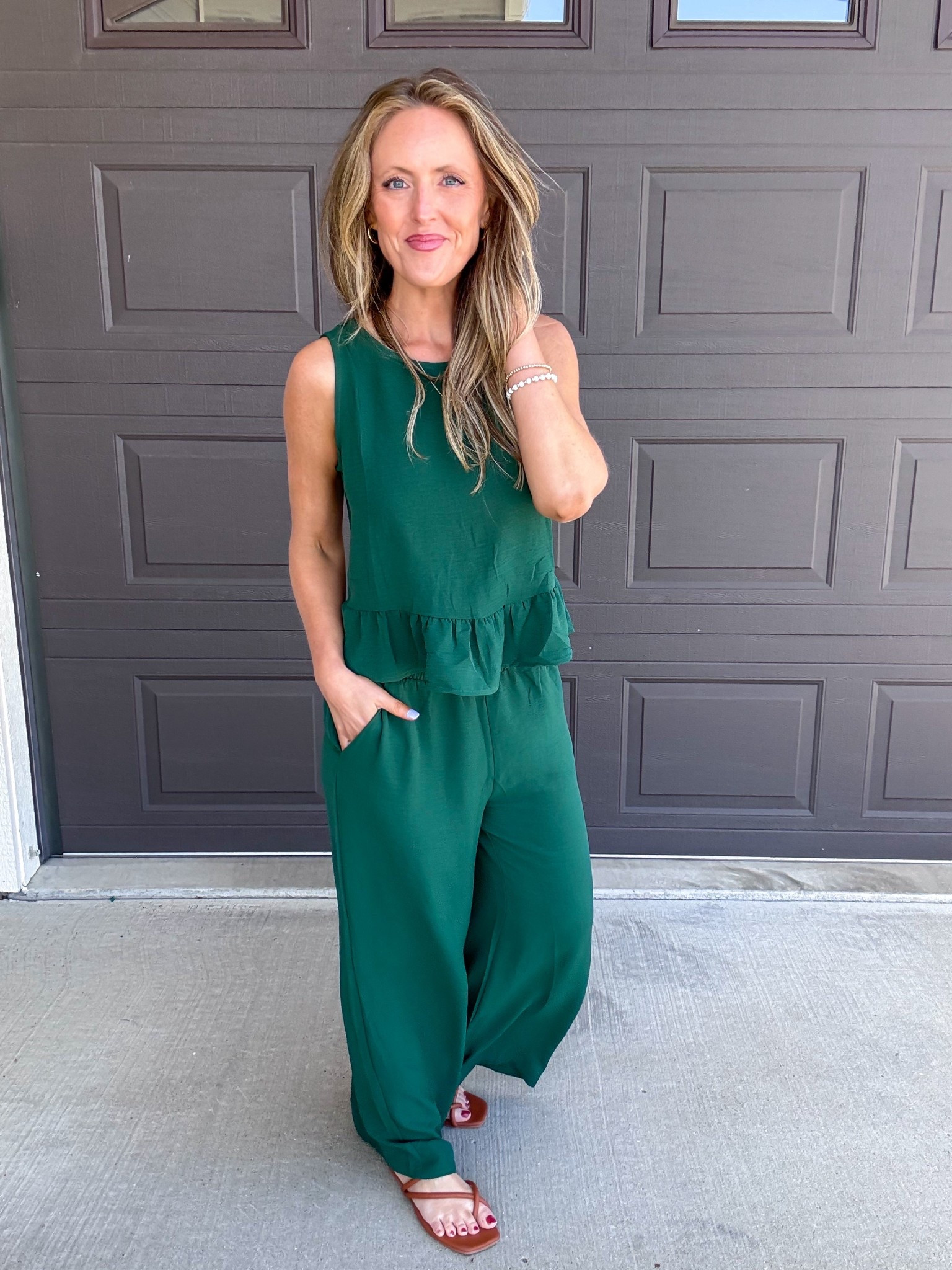This green two piece pants set is absolutely adorable! 💚 Loving it for work or play! Wearing a small.

As an Amazon Influencer I earn commission on qualifying purchases.

Green set, mom style, dark green set, pants set, spring fashion, two piece set, summer fashion, work attire 

#LTKWorkwear #LTKootd #LTKMidsize