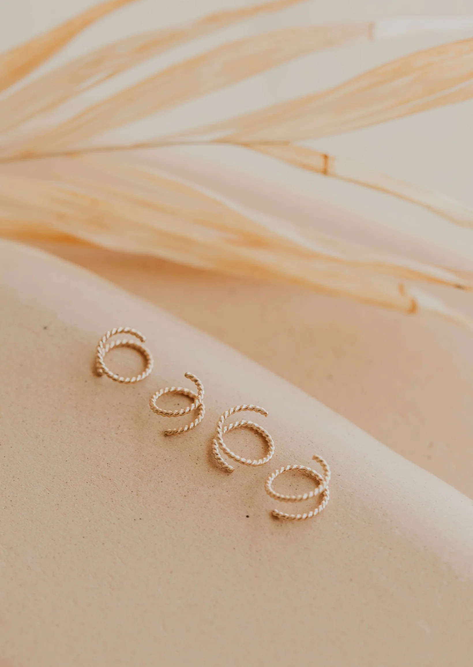 Twisted Tiny Twist Earrings | Hello Adorn