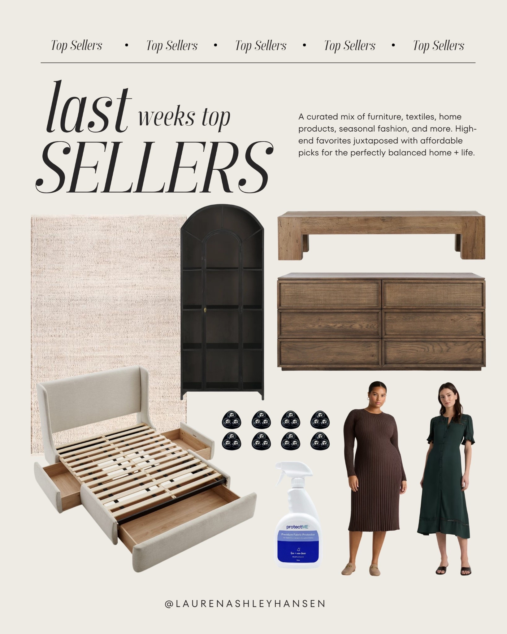 A curated mix of furniture, textiles, home products, seasonal fashion, and more. High-end favorites juxtaposed with affordable picks for the perfectly balanced home + life.

#LTKHome