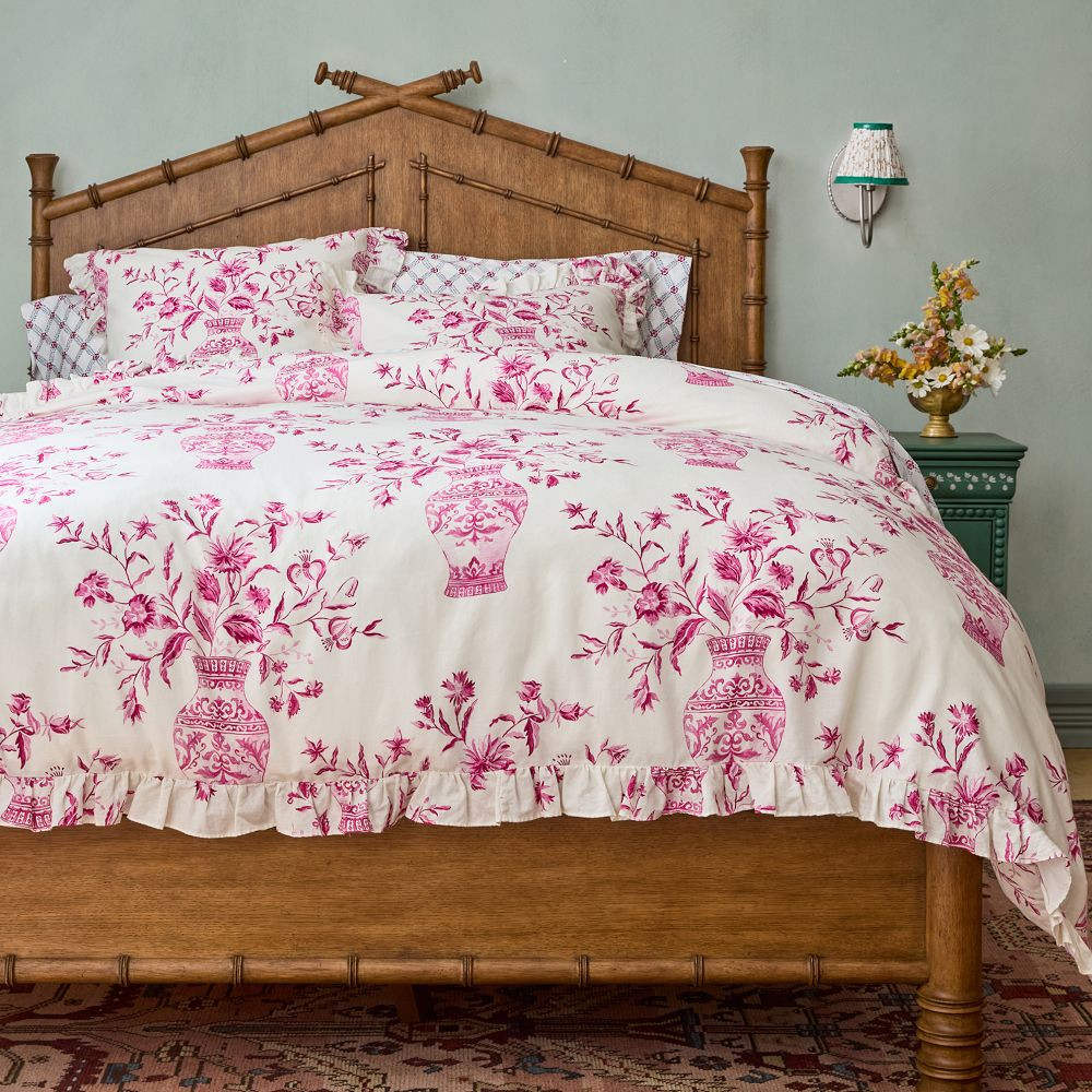 Meredith Toile Duvet Cover & Shams | GreenRow