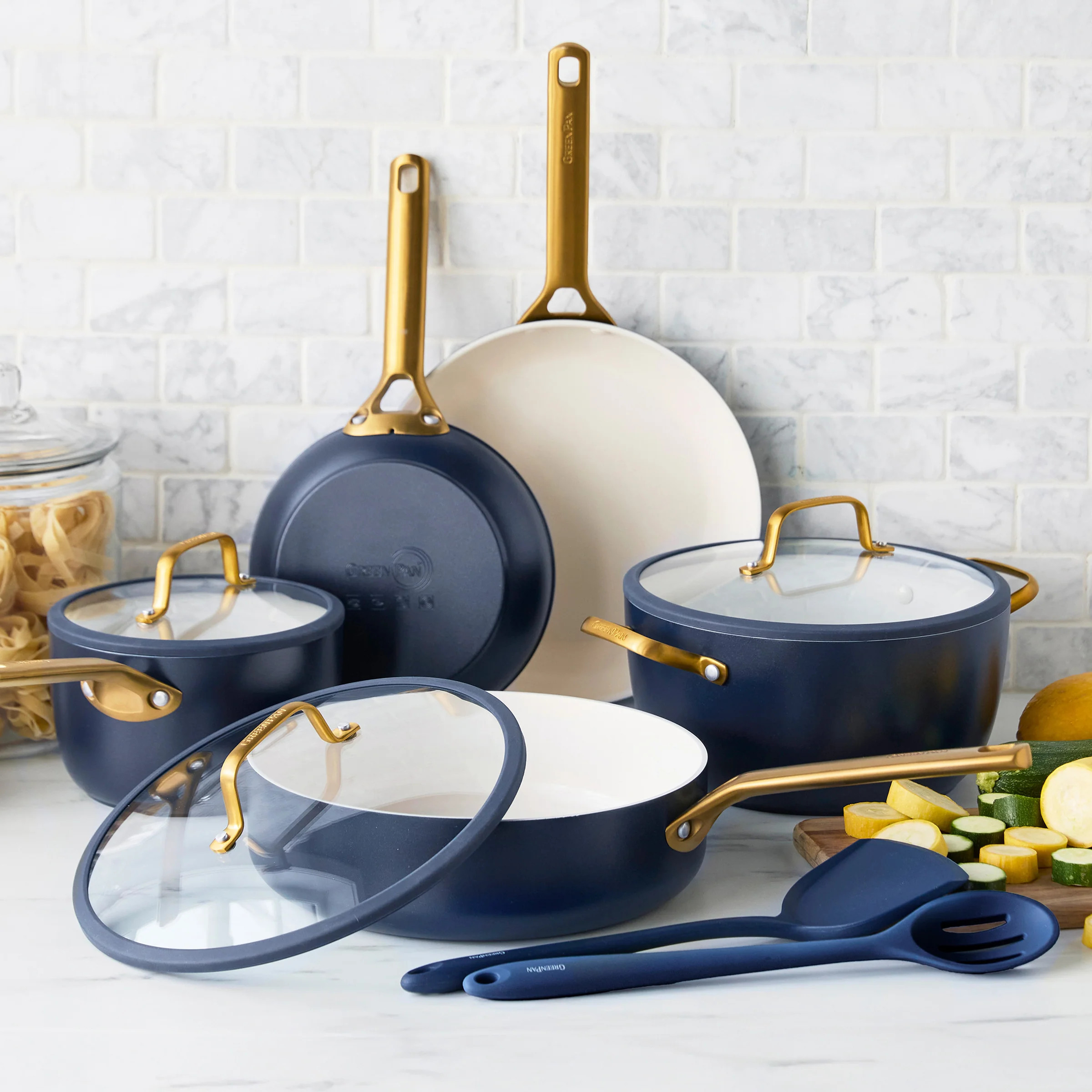 RESERVE PRO CERAMIC NONSTICK 10-PIECE COOKWARE SET | TWILIGHT | GreenPan