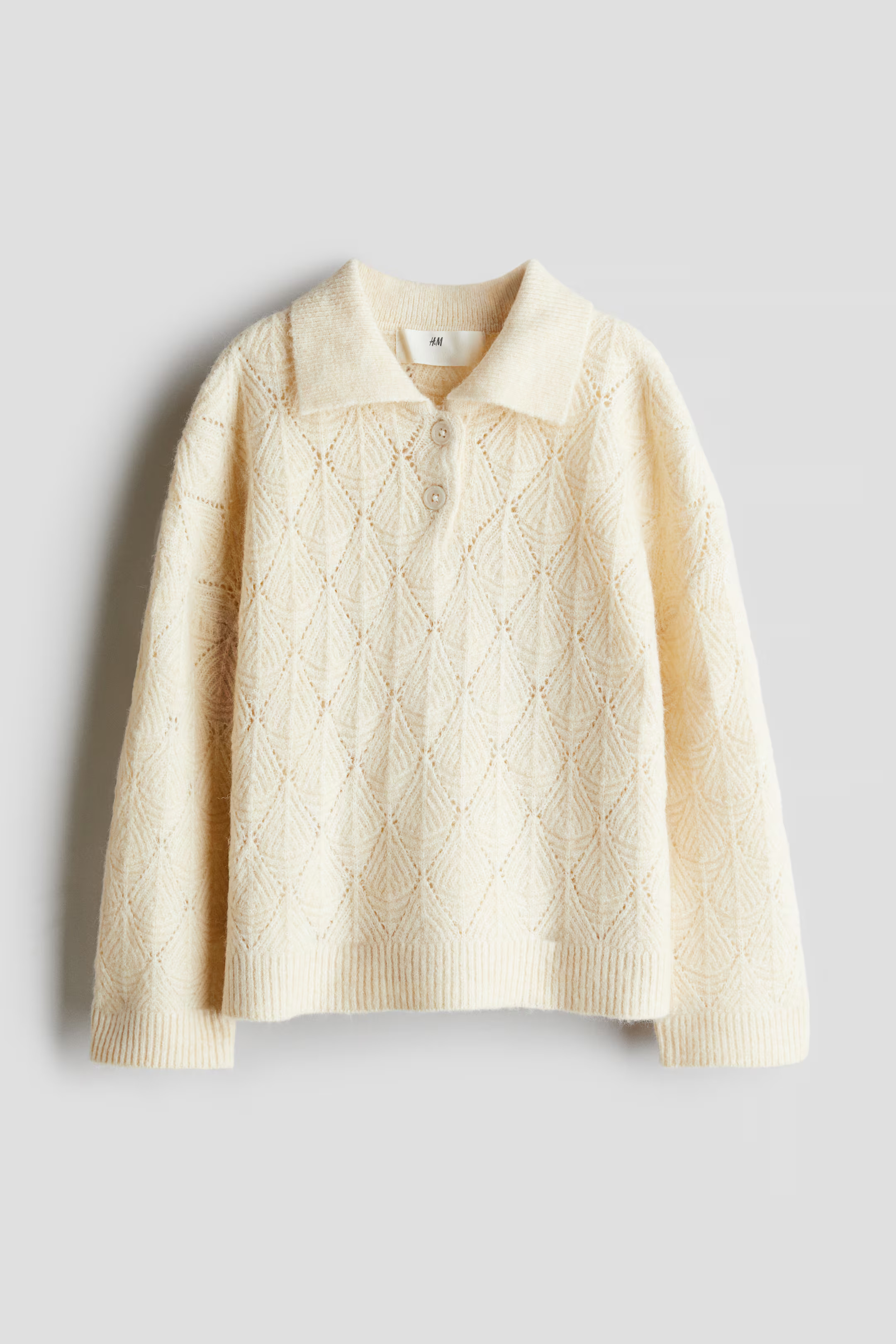 Pointelle-Knit Sweater | H&M (US + CA)