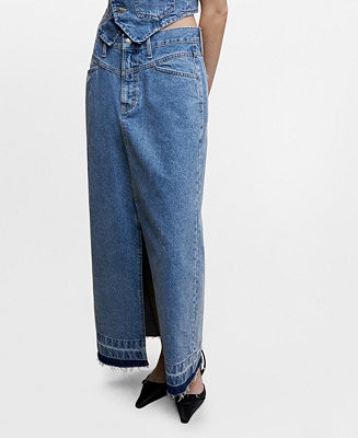 Women's Denim Long Skirt | Macys (US)