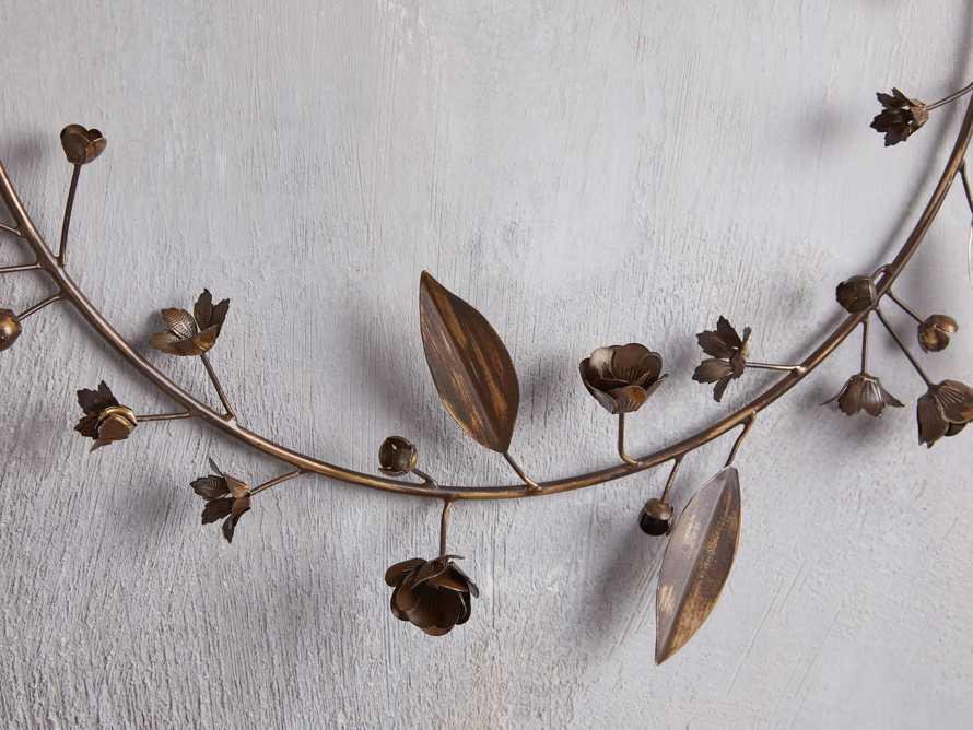 Winter’s Bloom Metal Wreath | Arhaus