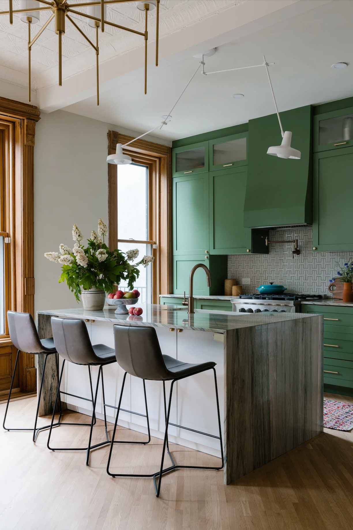 In love with this green kitchen... 

 #LTKHome
