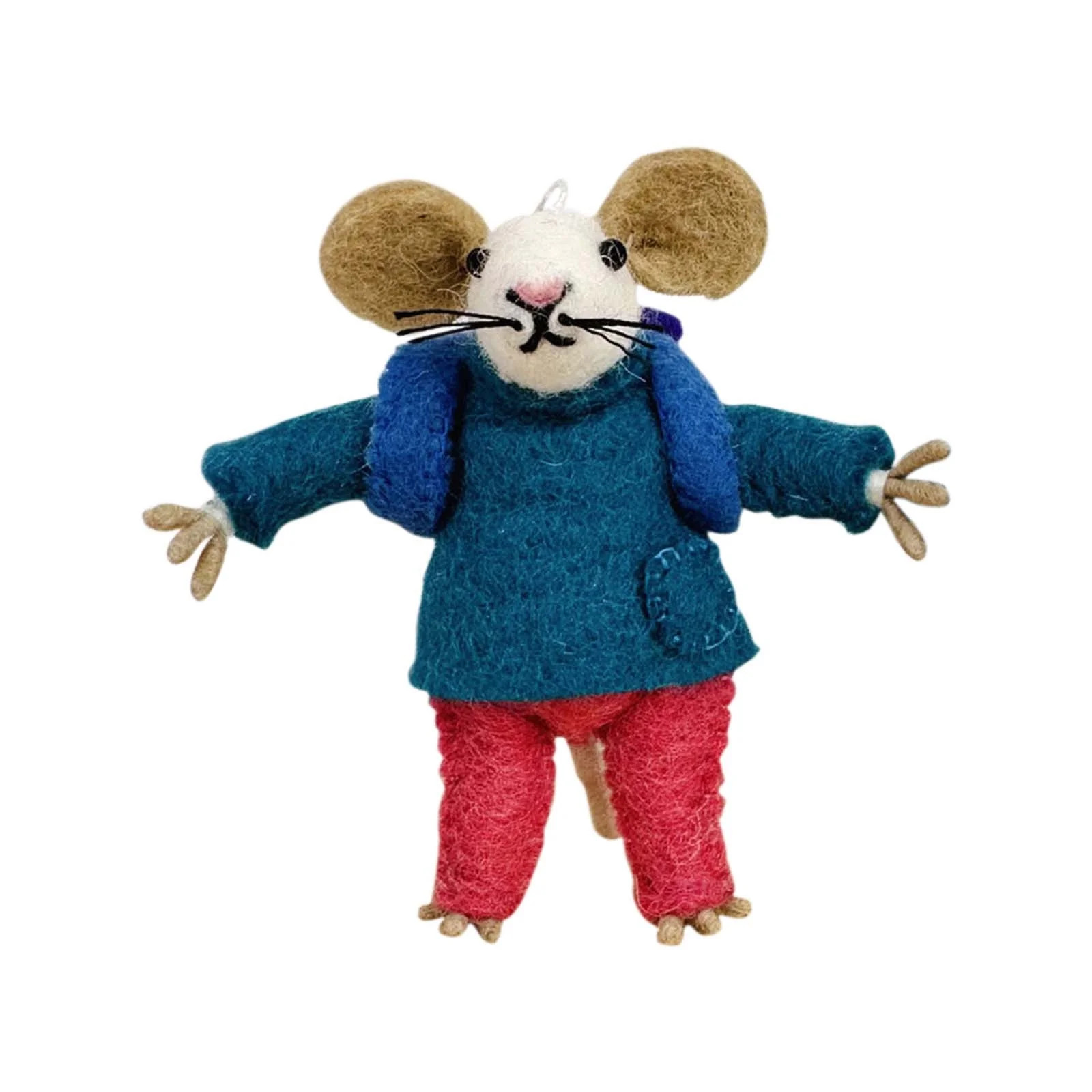 Harlier Handmade Felt Mouse Ornament Hanging, Cute Mice Hanging Decoration, Wool Felt Home Tree D... | Walmart (US)