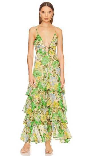 Aneira Dress in Green Multi | Revolve Clothing (Global)