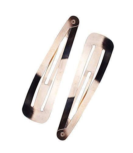 Kitsch XL Snap Hair Clips, Barrettes for Women, Extra Large/Jumbo Hair Clips, 2 pack, Rose Gold | Amazon (US)